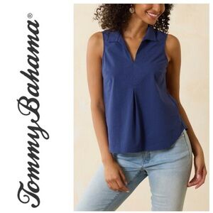 NWT $110 TOMMY BAHAMA Nova Wave Sleeveless Top Sz: XXS